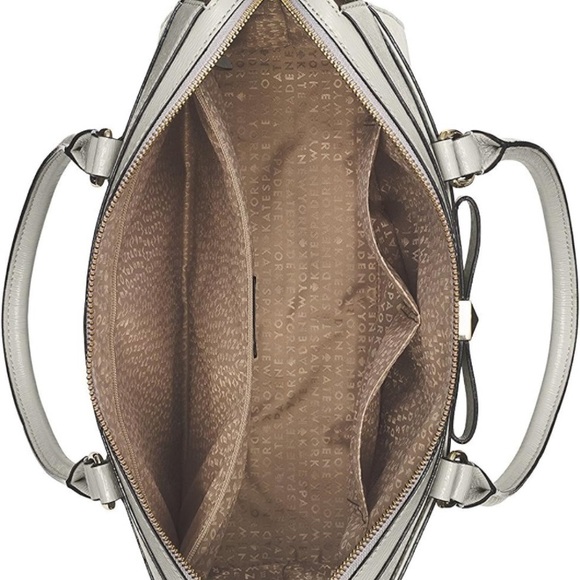 Kate Spade Beacon Court Jeanne Patent Leather Tote. Gray. Never used. NWOT - Picture 6 of 8